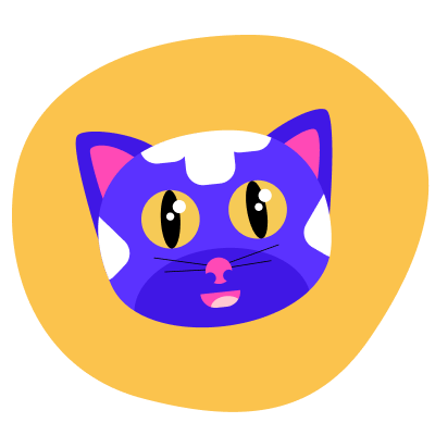 Chat bleu